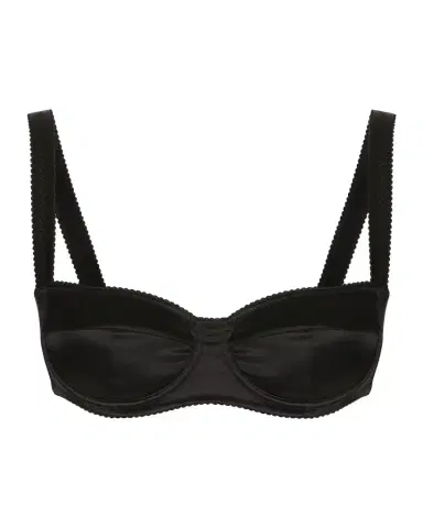 Dolce & Gabbana Semi-Padded Satin Balconette Bra | Thumbnail 1