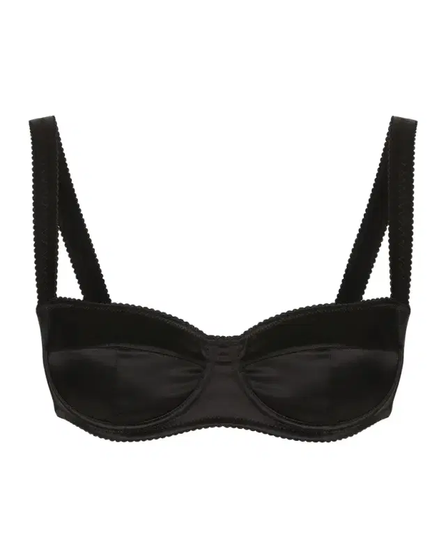 Dolce & Gabbana Semi-Padded Satin Balconette Bra
