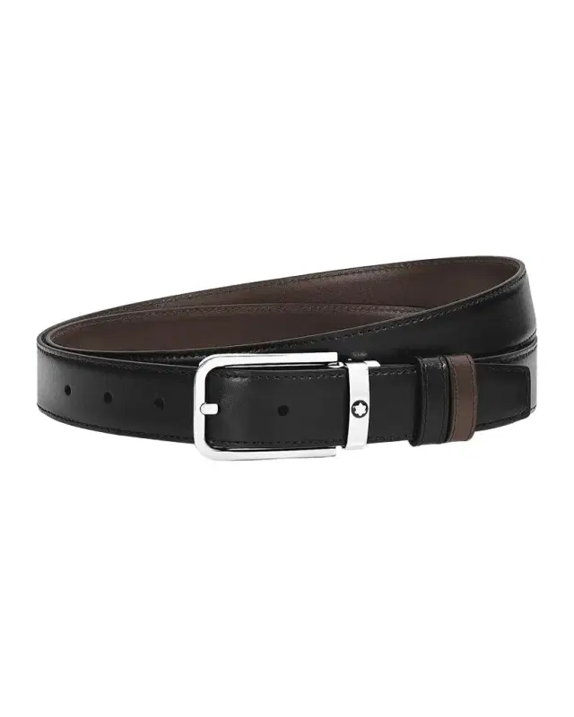 Montblanc Reversible Two-Tone Leather Belt