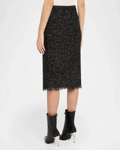 Kobi Halperin Juliette Metallic Tweed Knit Midi Skirt | Thumbnail 3 Kobi Halperin Juliette Metallic Tweed Knit Midi Skirt | Thumbnail 3