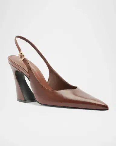 Schutz 85mm Lexi Leather Slingback Pumps | Thumbnail 2 Schutz 85mm Lexi Leather Slingback Pumps | Thumbnail 2