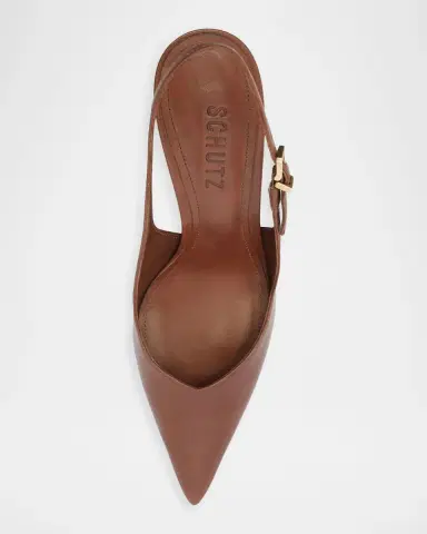 Schutz 85mm Lexi Leather Slingback Pumps | Thumbnail 5 Schutz 85mm Lexi Leather Slingback Pumps | Thumbnail 5