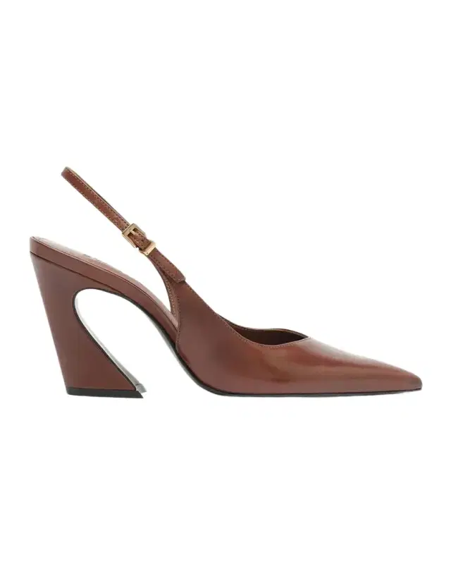 85mm Lexi Leather Slingback Pumps 85mm Lexi Leather Slingback Pumps