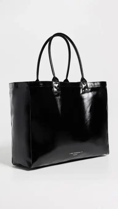Anine Bing Leo Coated Canvas Tote Bag | Thumbnail 4