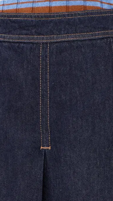 Madewell Denim Pleated Mini Skirt | Thumbnail 6