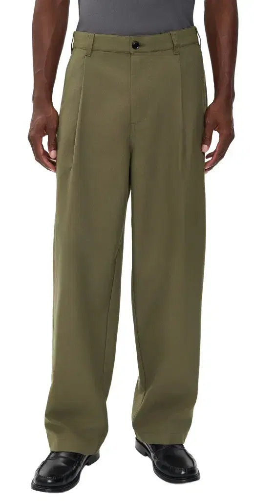 Obey Dean Pleated Pants Stone Grey