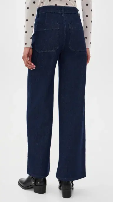 The Tiny Big Sister Bicolor Denim Jeans Denim w/ Red | Thumbnail 3 The Tiny Big Sister Bicolor Denim Jeans Denim w/ Red | Thumbnail 3