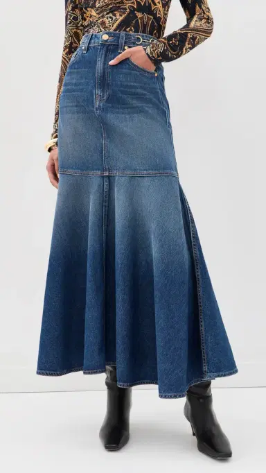 Ulla Johnson The Madelyn Denim Skirt | Thumbnail 2