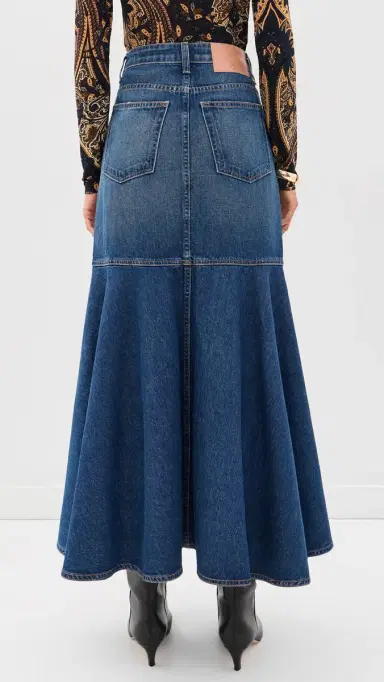Ulla Johnson The Madelyn Denim Skirt | Thumbnail 3