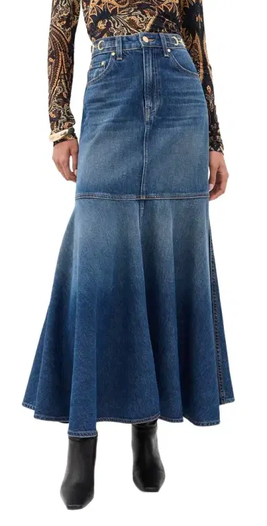 Ulla Johnson The Madelyn Denim Skirt | Thumbnail 1