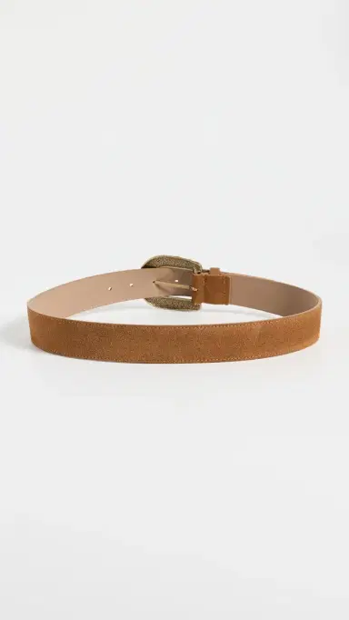 B-Low The Belt Charles Suede Belt ienna/Brass | Thumbnail 4