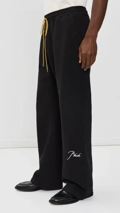 Rhude Classique Sweatpants Black / White S | Thumbnail 5