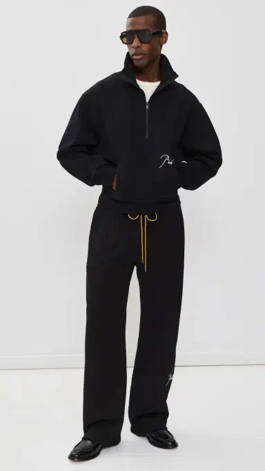 Rhude Classique Sweatpants Black / White S | Thumbnail 6