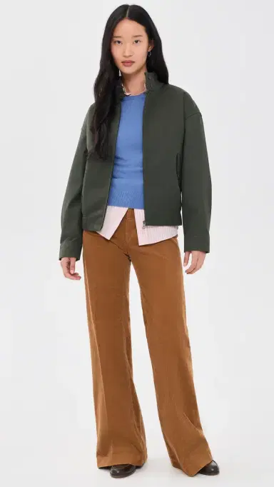 Alex Mill Cropped Zip Jacket In Twill Gabardine | Thumbnail 5 Alex Mill Cropped Zip Jacket In Twill Gabardine | Thumbnail 5