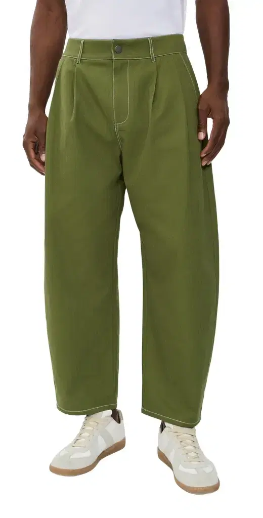 Malbon Station Pants Military Green