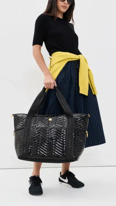 Think Royln Jet Set Wingman Moto Quilting Tote | Thumbnail 3