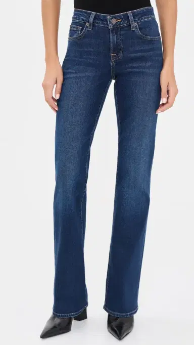 GOOD AMERICAN Good Low Rise Bootcut Jeans Indigo139 | Thumbnail 2