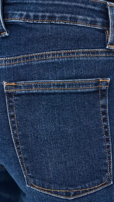 GOOD AMERICAN Good Low Rise Bootcut Jeans Indigo139 | Thumbnail 6