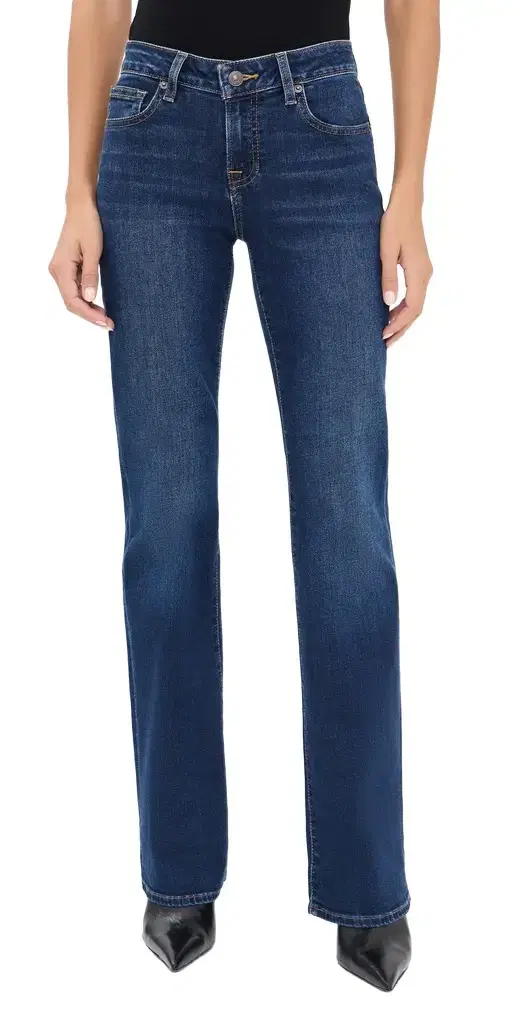 GOOD AMERICAN Good Low Rise Bootcut Jeans Indigo139