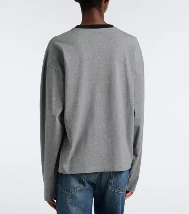 Miu Miu Oversized cotton jersey T-shirt | Thumbnail 4