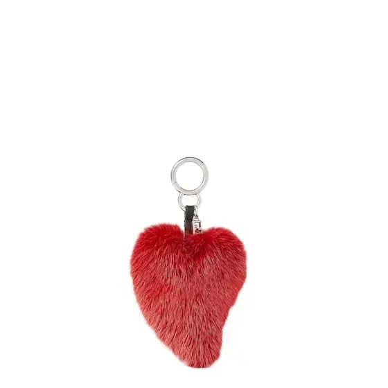 Fendi Heart-shaped charm, a symbol inspired by an engraving