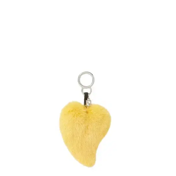 Fendi Heart-shaped charm, a symbol inspired by an engraving