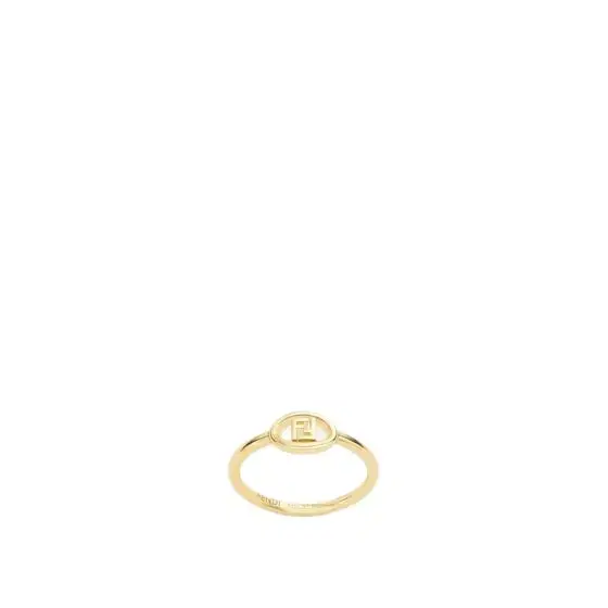 Fendi Ring with a cut-out FF logo, a symbol of the brand since