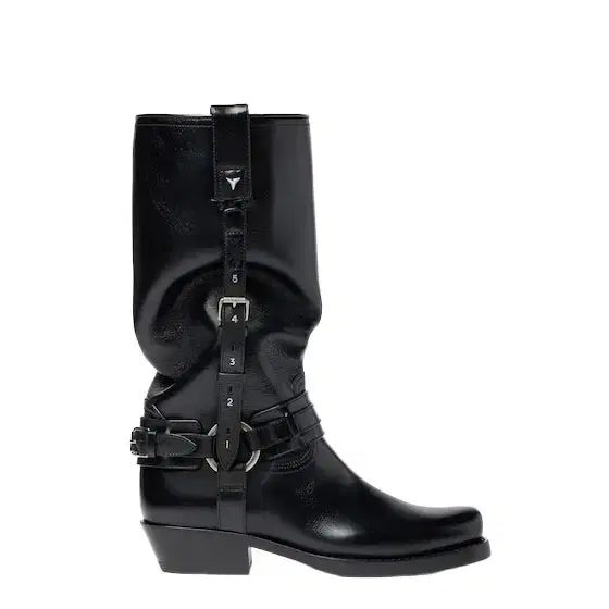 Fendi Texan boots with a soft shaft to wear them pulled up or