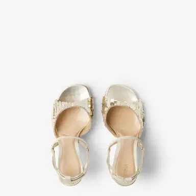 Fendi Streamlined, feminine Very Colibrì sandals with narrow | Thumbnail 4 Fendi Streamlined, feminine Very Colibrì sandals with narrow | Thumbnail 4
