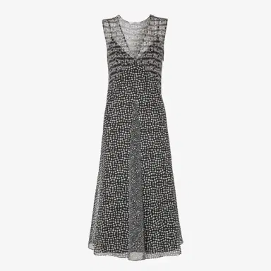 Fendi Sleeveless dress with a fluid line fitted at the waist | Thumbnail 2 Fendi Sleeveless dress with a fluid line fitted at the waist | Thumbnail 2