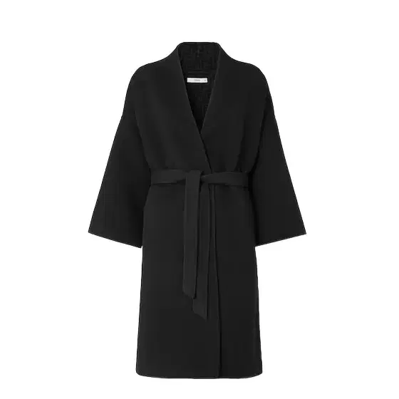 Fendi Kimono-inspired midi coat with loose, low set sleeves