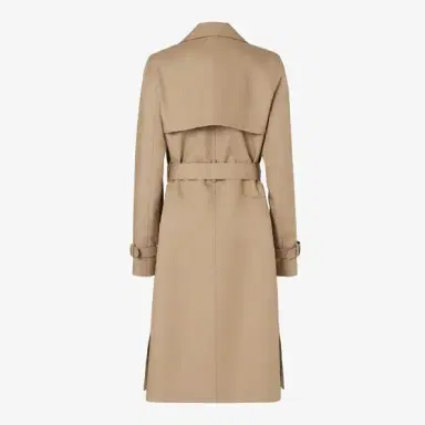 Fendi Double-breasted midi trench coat with deep side slits at | Thumbnail 2 Fendi Double-breasted midi trench coat with deep side slits at | Thumbnail 2