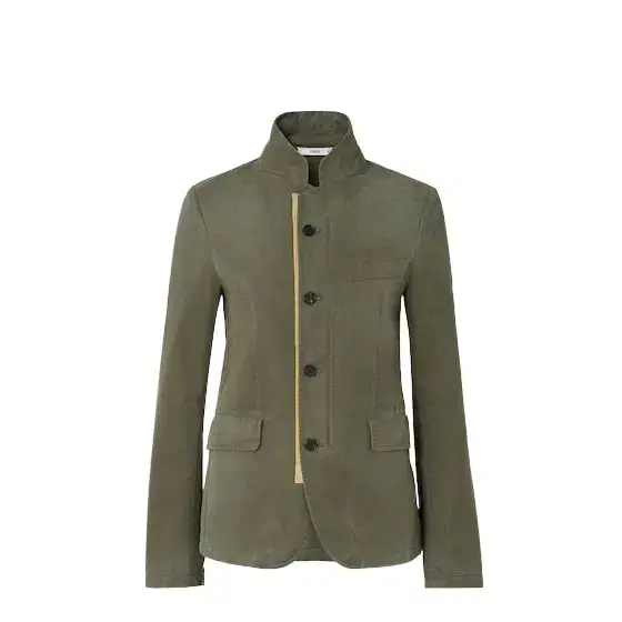 Fendi Equestrian jacket with a fitted silhouette, customised