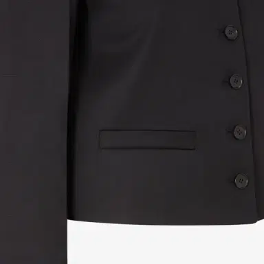 Fendi Short single-breasted jacket, an essential piece | Thumbnail 3 Fendi Short single-breasted jacket, an essential piece | Thumbnail 3
