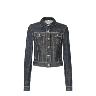 Fendi Short jacket made from navy blue regenerated cotton | Thumbnail 1 Fendi Short jacket made from navy blue regenerated cotton | Thumbnail 1