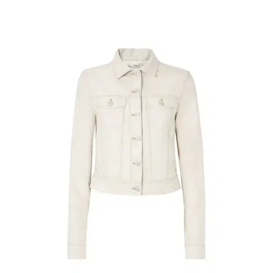Fendi Slim-fit short jacket with a shirt collar and long sleeves