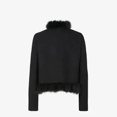 Fendi Short bouson with high collar and long sleeves | Thumbnail 2