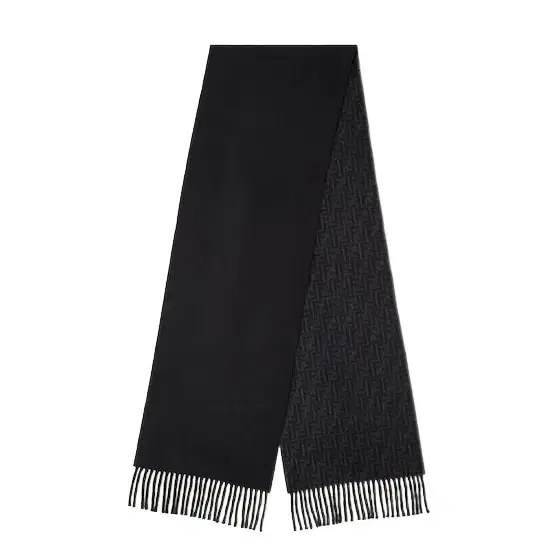 Fendi Large double-sided wraparound scarf featuring an interior