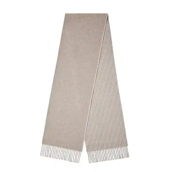 Fendi Wide, enveloping double-sided scarf customised with the FF