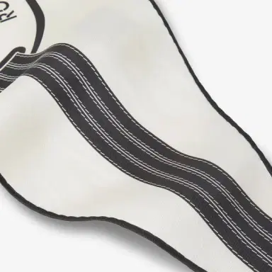 Fendi Diamond-shaped foulard with the Selleria motif, a graphic | Thumbnail 3 Fendi Diamond-shaped foulard with the Selleria motif, a graphic | Thumbnail 3