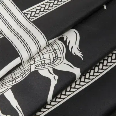 Fendi Square foulard with the Selleria motif, a graphic | Thumbnail 2 Fendi Square foulard with the Selleria motif, a graphic | Thumbnail 2