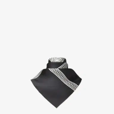Fendi Square foulard with the Selleria motif, a graphic | Thumbnail 3 Fendi Square foulard with the Selleria motif, a graphic | Thumbnail 3