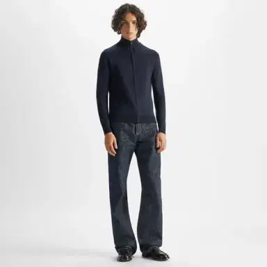 Fendi Slim-fit cardigan with a high collar, customised | Thumbnail 4