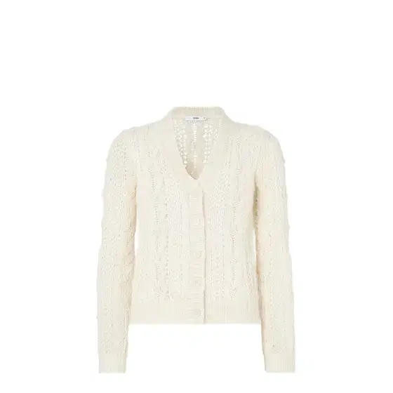 Fendi Long-sleeved, V-neck cropped cardigan