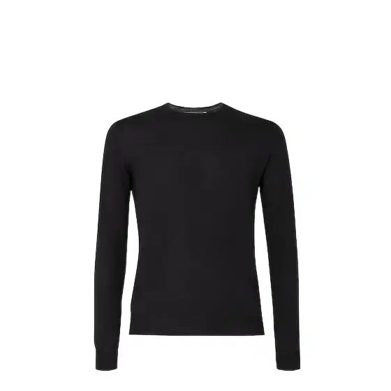 Fendi Slim-fit long-sleeved jumper customised with contrasting