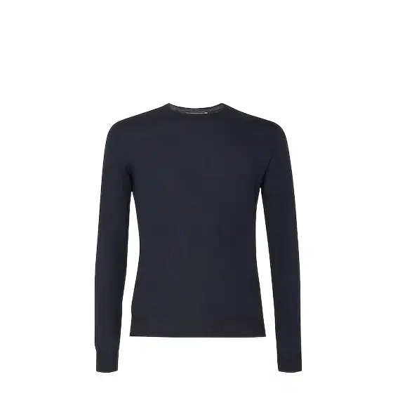 Fendi Slim-fit long-sleeved jumper customised with contrasting