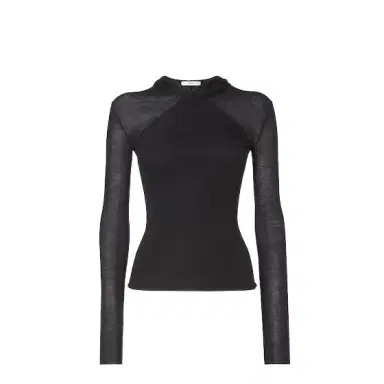 Fendi Long-sleeved, slim-fit jumper with hood | Thumbnail 1