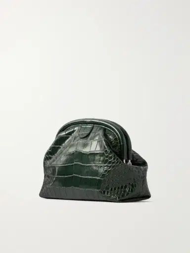 Stella McCartney Falabella Croc-effect Vegetarian Material Clutch | Thumbnail 4