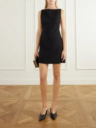 Emilia Wickstead Wool-crepe Mini Dress | Thumbnail 2 Emilia Wickstead Wool-crepe Mini Dress | Thumbnail 2
