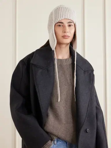 Johnstons of Elgin Dewar Ribbed Cashmere Hat | Thumbnail 2
